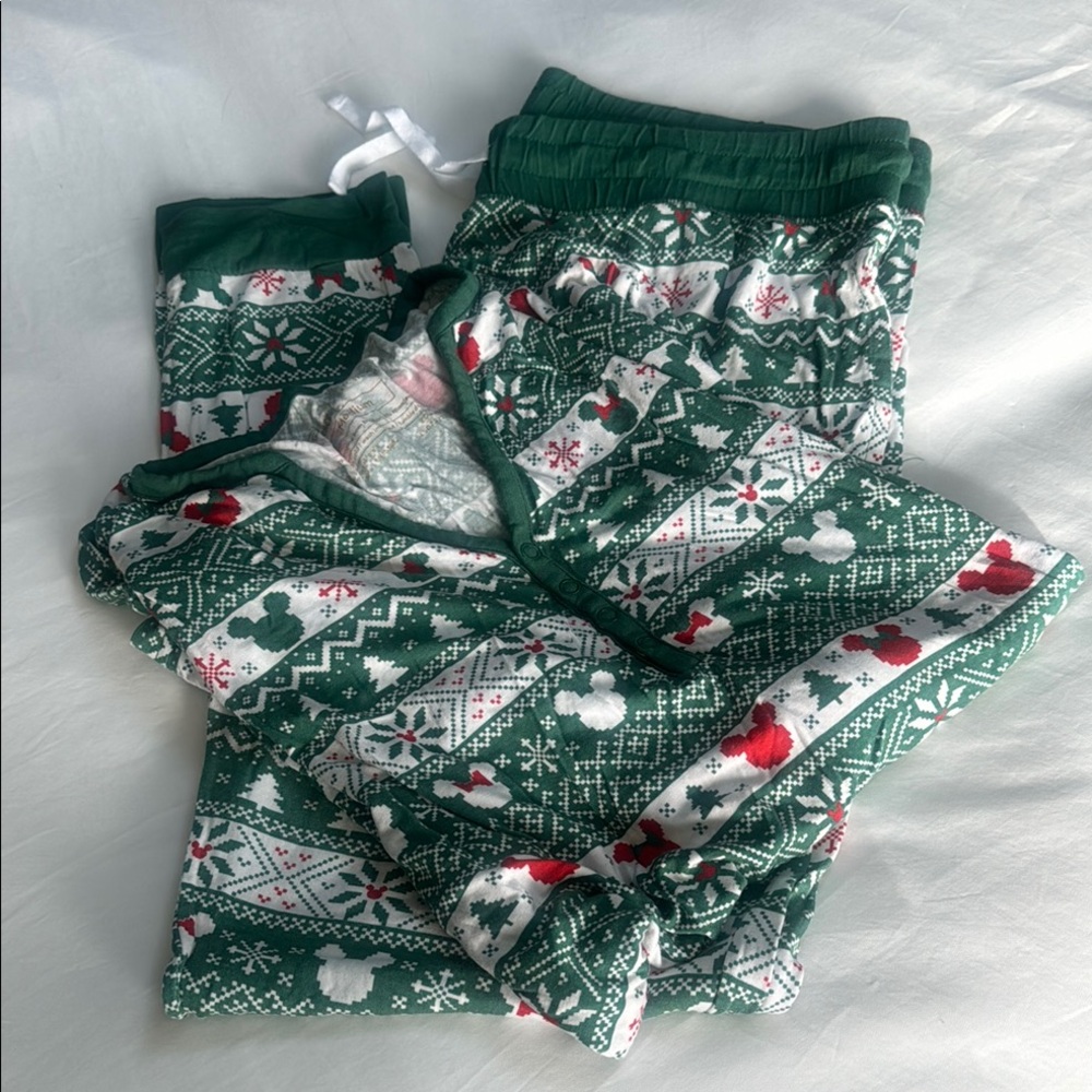 Little Sleepies  Pajama Set Mickey fair isles size med